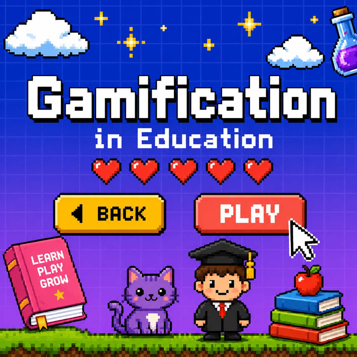Gamification teaching method illustration
