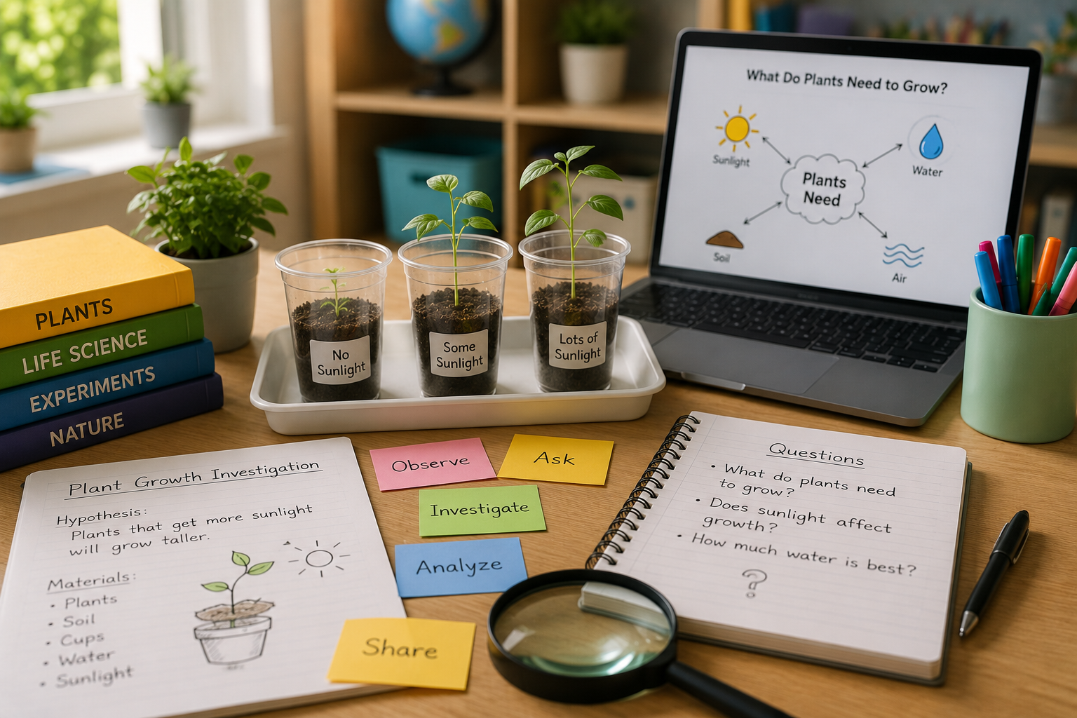 Inquiry-Based Learning teaching method illustration
