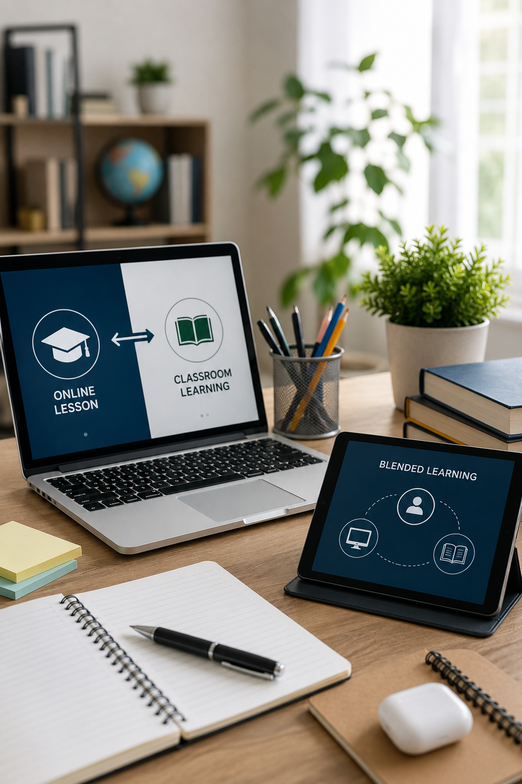 Blended Learning section illustration